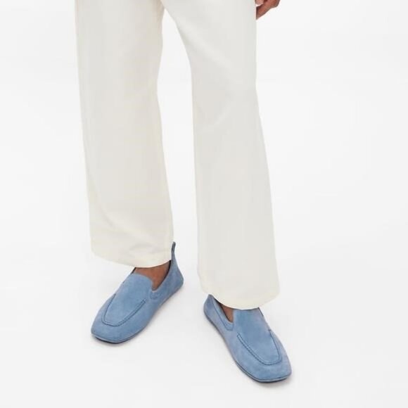 New Authentic Versace Villa Suede Driver Shoes – Blue (Size 47) - Picture 8 of 14